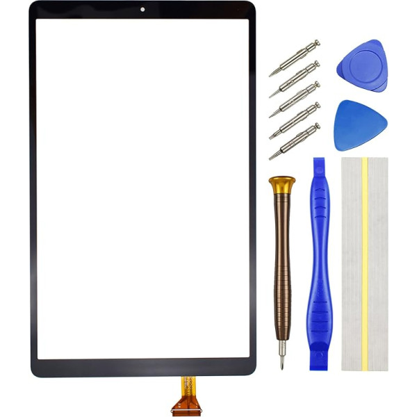 Double Sure Touch Digitizer Ekrāna aizstājējs priekš Samsung Galaxy Tab A 10.1 (2019) SM-T515 ar 10.1 collu, melns, ieskaitot demontāžas rīkus