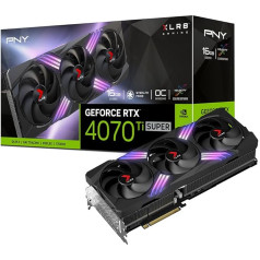 PNY GeForce™ RTX 4070 Ti SUPER™ 16GB XLR8 Gaming Verto™ Epic-X RGB™ Overclocked Triple Fan DLSS 3