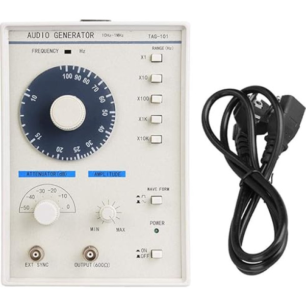 Signālģenerators, TAG-101 Audio ģenerators 10Hz-1MHz Niederfrequenz-Signalgenerator für die Wartung 220V(EU-Stecker)