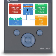 Victron Energy Color Control GX, paneļu un sistēmas vadība