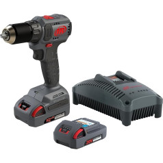 Ingersoll Rand D3141-K22-EU Compact Drill Driver Battery, 20 V, bez sukas, 50 Nm, 1/2 collas (13 mm) atslēga, melns