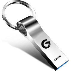 Aogamb USB zibatmiņas karte 512 GB lielas ietilpības Memory Stick 3.0 portatīvais USB zibatmiņas disks Ūdensizturīgs USB zibatmiņas metāla USB disks failu uzglabāšanai un datu pārsūtīšanai