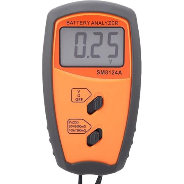 LCD digitālais ciparu voltmetrs Gauge Multi SM8124A Digitālais Sc Widerstand Voltmetrs Baterija Elektrische Spannung Tester Pwm Frequenz Schaltung Interne Widerstand Meter