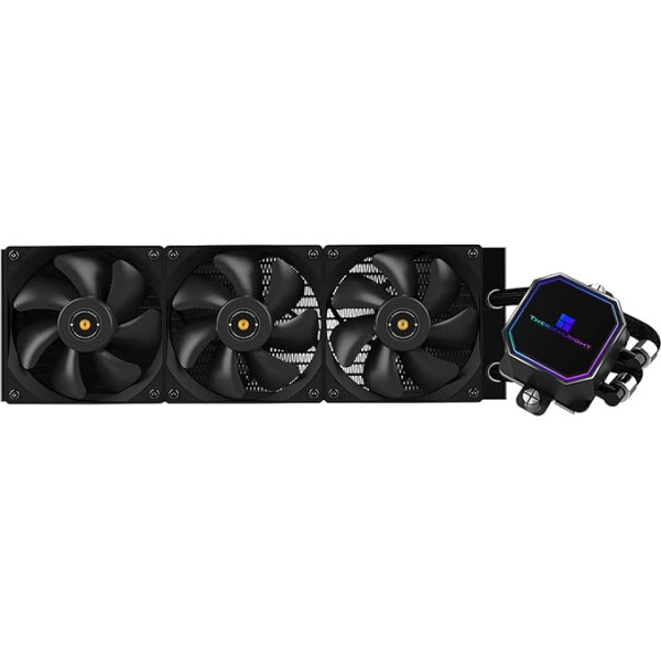 Thermalright Frozen Prism 360 Black šķidrā CPU ūdens dzesētājs ar 120 mm PWM ventilatoru, 360 Black Cold Row specifikācija, integrēts ūdens radiators AMD/AM4/AM5, INTEL LGA1700/1150/1151/1200/2011