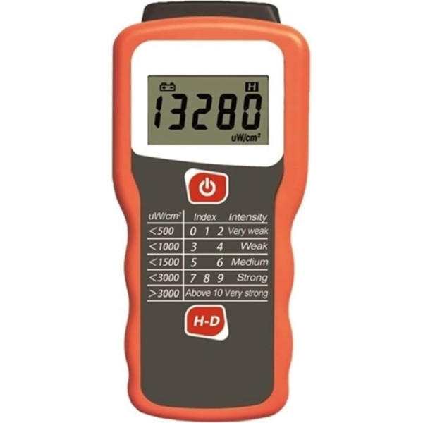 Digitales UV-Indexmessrät, UV-Strahlungsindex-Tester for Sonnenlicht, Sonnenschutz, Solaolie, Blockierung, Leistungsdetektor Genaues Indexmessgerät