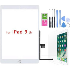 Hedywei rezerves skārienjūtīgais ekrāns priekš iPad 9 displejs A2602 A2603 A2604 A2605 10.2