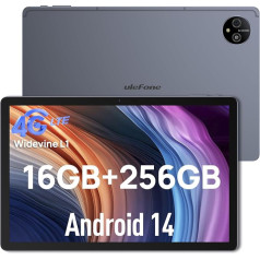 Ulefone Tab A11 Pro planšetdators, 16GB + 256GB/1TB Android 14 spēļu planšetdators, liels 11 collu ekrāns, 8200 mAh akumulators, 4G Dual SIM planšetdators, astoņkodolu MT8781, 5G WiFi, duālā kamera 13MP + 8MP, 3,5 mm