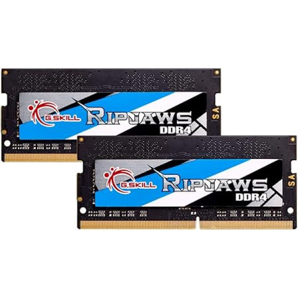 GSkill RipJaws S44-3200C22D-32GRS Atmiņas modulis 32 GB 2 x 16 GB DDR4 3200 MHz, F4-3200C22D-32GRS, melns