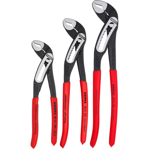 Knipex KNP3X88 3 gab. aligatora knaiblīšu komplekts