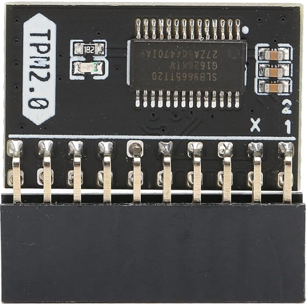 Ausla TPM 2.0 modulis 20Pin šifrēšanas drošības modulis TPM 2.0 šifrēšanas drošības modulis Win11 ASUS pamatplatēm