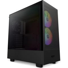 NZXT H5 Flow RGB - melns