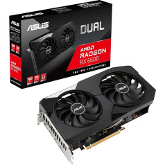 Игровая видеокарта ASUS Dual AMD Radeon™ RX 6600 8GB GDDR6 (AMD RDNA™ 2, PCIe 4.0, 8GB GDDR6 Memory, HDMI 2.1, DisplayPort 1.4a, Axial Tech Fan Design, 0dB Technology)