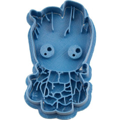 Cuticuter Groot Chibi Guardians de la Galaxy Cookie Cutter, zils, 8 x 7 x 1,5 cm