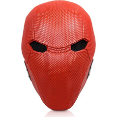 Fehodun Halloween Red Hood ķivere Deluxe Superhero maska Pieaugušo Cosplay Resin ķivere Masquerade rekvizīti aksesuāri