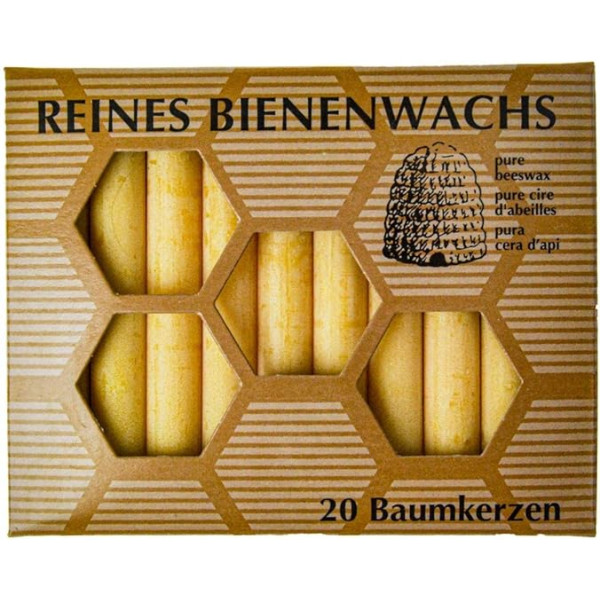 17963.00.020 Bienenwachs Baumkerzen 100/13 mm