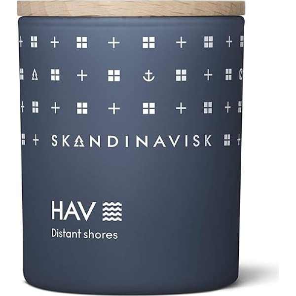 Scandinavisk aromātiskā svece ar vāku