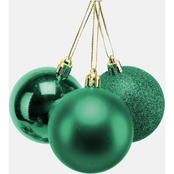 10cm / 6gab Ziemassvētku Baubles Shatterproof smaragda zaļš Ziemassvētku eglītes rotājumi bumbu rotājumi bumbiņas Ziemassvētku rotājumi Ziemassvētku rotājumi Ziemassvētku rotājumi Shiny Matte Glitter