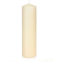 JEKA-Kerzen Chimney Candle Lantern Candle Champagne Izmērs Aptuveni 6 x 30 cm Pillar Candle