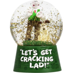 Half Moon Bay Wallace and Gromit Snow Globe | Wallace and Gromit Gifts & Wallace and Gromit Merchandise | Glass Ornaments & Christmas Ornaments | Snow Globes & Wallace and Gromit Gift