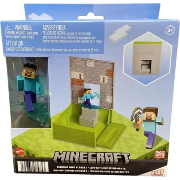 Minecraft dimanta raktuvju figūru komplekts