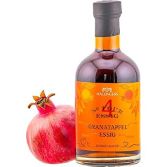 Hallingers Mango Mango Granātābola krēma 3% skābes - gardēžu etiķis salātiem un dzērienu un ēdienu uzlabošanai - etiķa pagatavošanai (stikla) - aizpildiet Adventes kalendāru Jaunie produkti un Adventes kalendārs