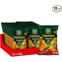 funny-frisch Chipsfrisch ungāru, 12 gab. (12 x 40 g)