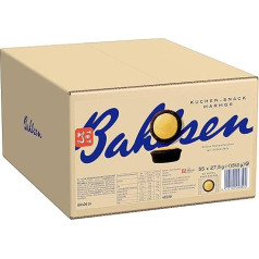 The Bahlsen Family Bahlsen Marble Cake Snack - Bulk Pack of Approx. 55 Dessert Packs of 27.5 g - Individually Wrapped Marble Cakes (1 x 1.51 kg)