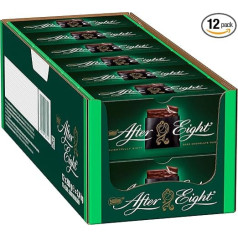 Nestlé After Eight tumšās šokolādes batoniņi ar piparmētru krēma pildījumu, 12 gab. (12 x 200 g)