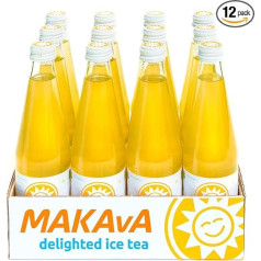 MAKAvA Delighted Ice Tea, veganiška ekologiška ledinė arbata, 330 ml x 12