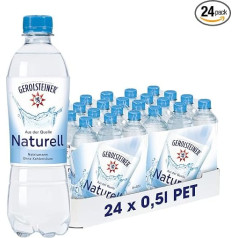 Gerolsteiner Natural vienreizējās lietošanas (24 x 0,5 l)