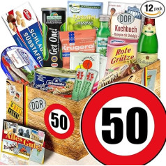 ostprodukte-versand Īpaša dāvana / DDR Dāvana L / Dzimšanas diena 50 / Dāvanu komplekts mātei