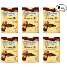 6 x Mulino Bianco Biskvīti Ritornelli 700 g Itālija Biskvīti Cepumi Cake Brioche