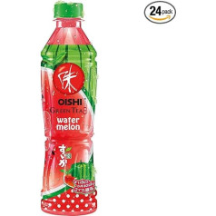 OISHI - Žalioji arbata arbūzas - 24 x 500 ml - daugkartinė pakuotė