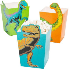 Dinosaur Party Popcorn Boxes Pack of 24