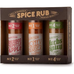 Spice House Spicerubs Dāvanu komplekts ar 3 grilēšanas dāvanām