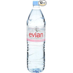 Evian dabīgais avota ūdens (12x50,7oz)