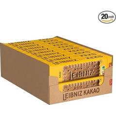 LEIBNIZ kakao cepumi ar ilgtspējīgu kakao (20 x 200 g), 20 gab. iepakojumā