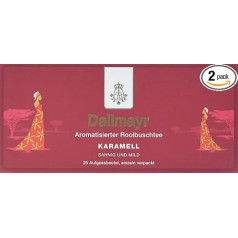 Dallmayr tējas uzlējuma maisiņš - Rooi Tea Caramel, 2 paciņas (2 x 43,75 g)