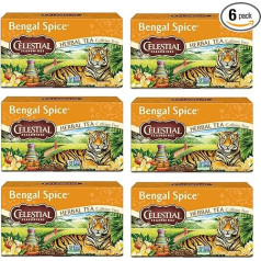 Celestial Seasonings - Bengālijas garšvielu tēja 20 maisiņi (6 paciņas)