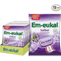 Em-eukal Klepus pret klepu Salvija, salds, 12 gabaliņu iepakojums (12 x 150 g maisiņi)