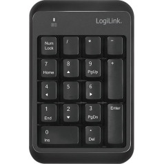 Bluetooth ciparu tastatūra v5.1 melna