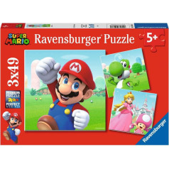 Puzzle 3x49 elementi super Mario