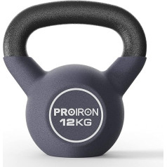 PROIRON Kettlebell, Kettlebell ar augstas kvalitātes neoprēna pārklājumu, 4-16 kg, piemērots grīdai, Swing Dumbbell apaļais svars Neoprēns