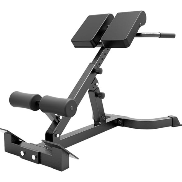 GNBOW Romiešu krēsls Salokāms muguras pagarināšanas mašīna Hyperextension Bench Regulējams vingrošanas aprīkojums mājas sporta zālei