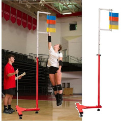 FYZLOIPU Volleyball Vertical Challenger Jump Tester, Stand-Alone Jump Test Scale, 4.5 Feet - 9.8 Feet, Jumping Touch Trainer for Basketball, Solo Training Aid