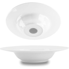 Silwy® Magnētiskie porcelāna šķīvji gardēžiem (2 gab.) - lieliski piemēroti kempingam, autofurgoniem un laivošanai - neslīdoši trauki, kurus var sakraut kaudzē bez grabuļiem