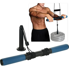 GD Hanging Wrist Roller, apakšdelma stiprinātājs, apakšdelma stiprināšanas trenažieris, plaukstas trenažieris muskuļu veidošanai un traumu profilaksei, plaukstas satvēriena stiprināšanai