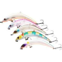 VANZACK Pack of 15 Bait Hook, Creative Sinking Hook, Lively Sinking Hook, Bait for Fishing in Saltwater, Tool for Fishing in Saltwater, Practical Fishing Hook, Hook Tool, Metal