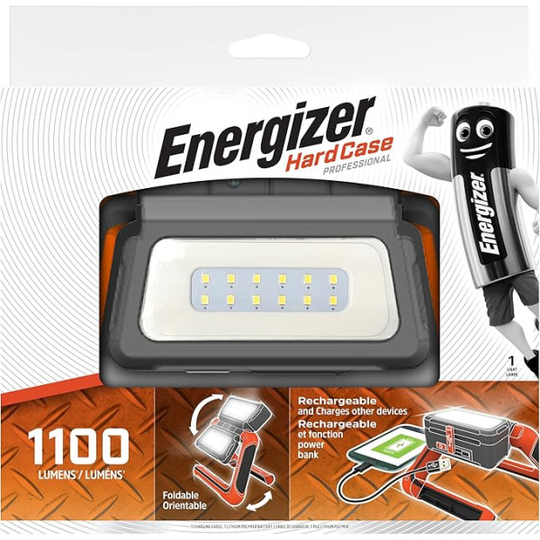 Energizer LED prožektors āra cietā korpusā Profesionāls priekšējais lukturis lietošanai mājās un ārpus telpām