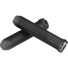 Spank Spike Grips 30 Unisex pieaugušo kalnu velosipēdu rokturi, melni/pelēki